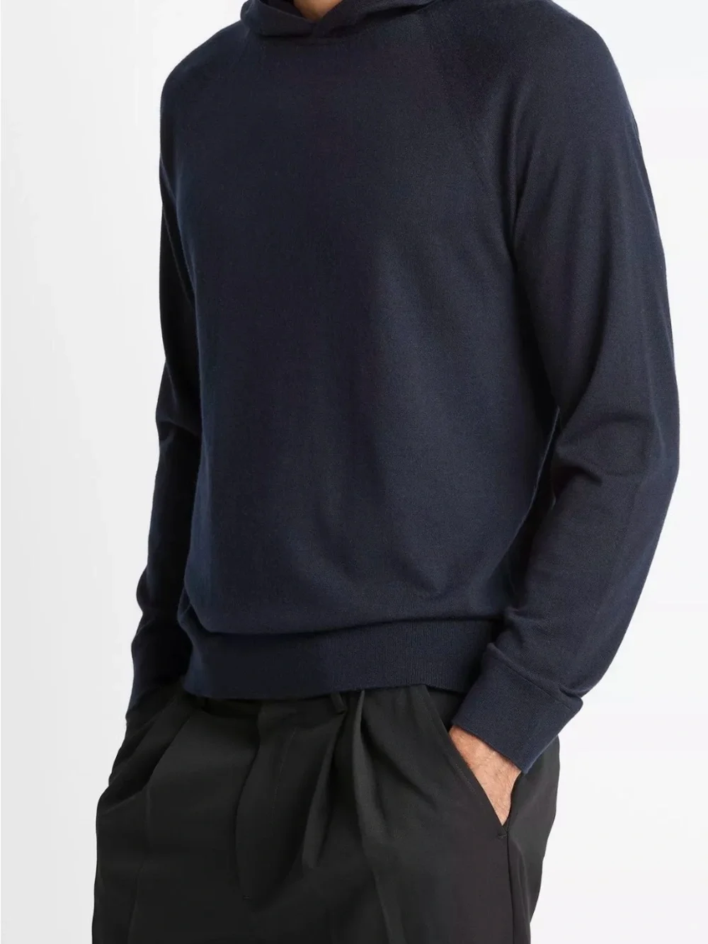 Vince Merino Wool-Cashmere Hoodie NWT